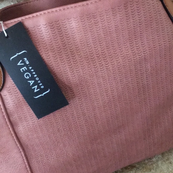 Boutique perforated hobo handbag blush - Picture 7 of 10